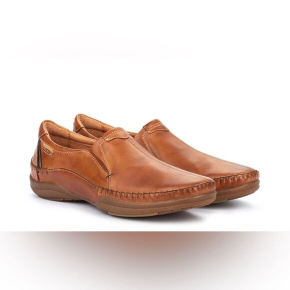 Pikolinos men’s San Telmo comfortable slip on loafers brandy color size 12 - Picture 2 of 8